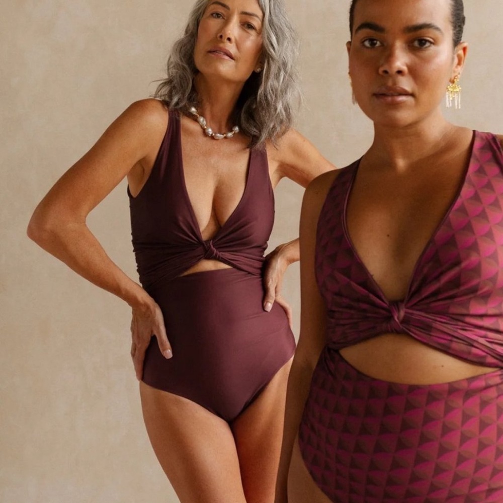 Monroe Reversible Bikini Wrap Top & Monroe Reversible Bikini Bottoms
